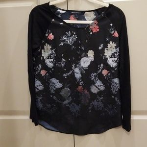 French Connection Floral Long Sleeve Blouse